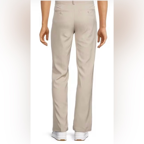 NWT Men's Roundtree and York Andrew Straight Fit Performance Tan Pants 32x30 - Picture 4 of 4